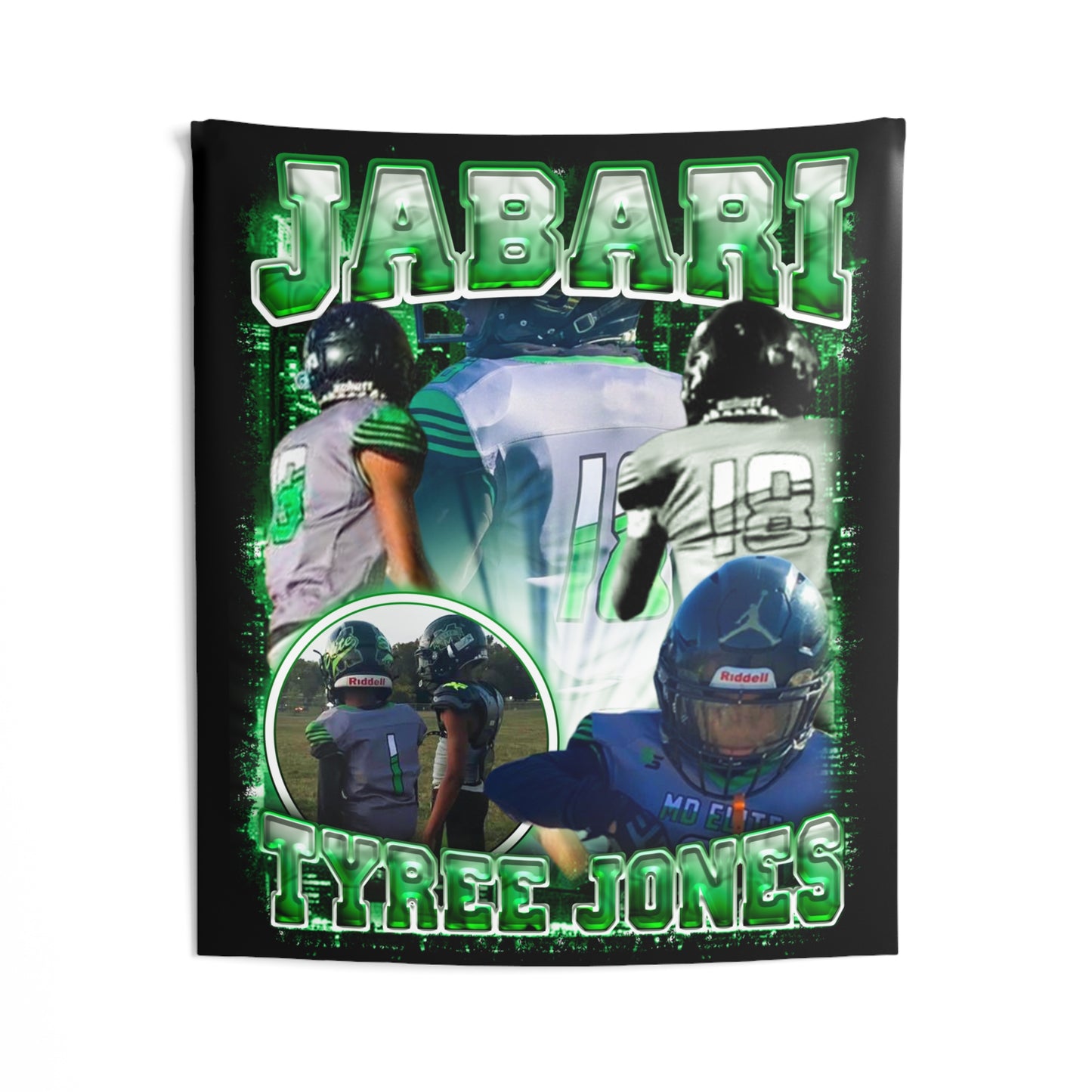 Jabari Tyree Jones Tapestry 50” x 60”