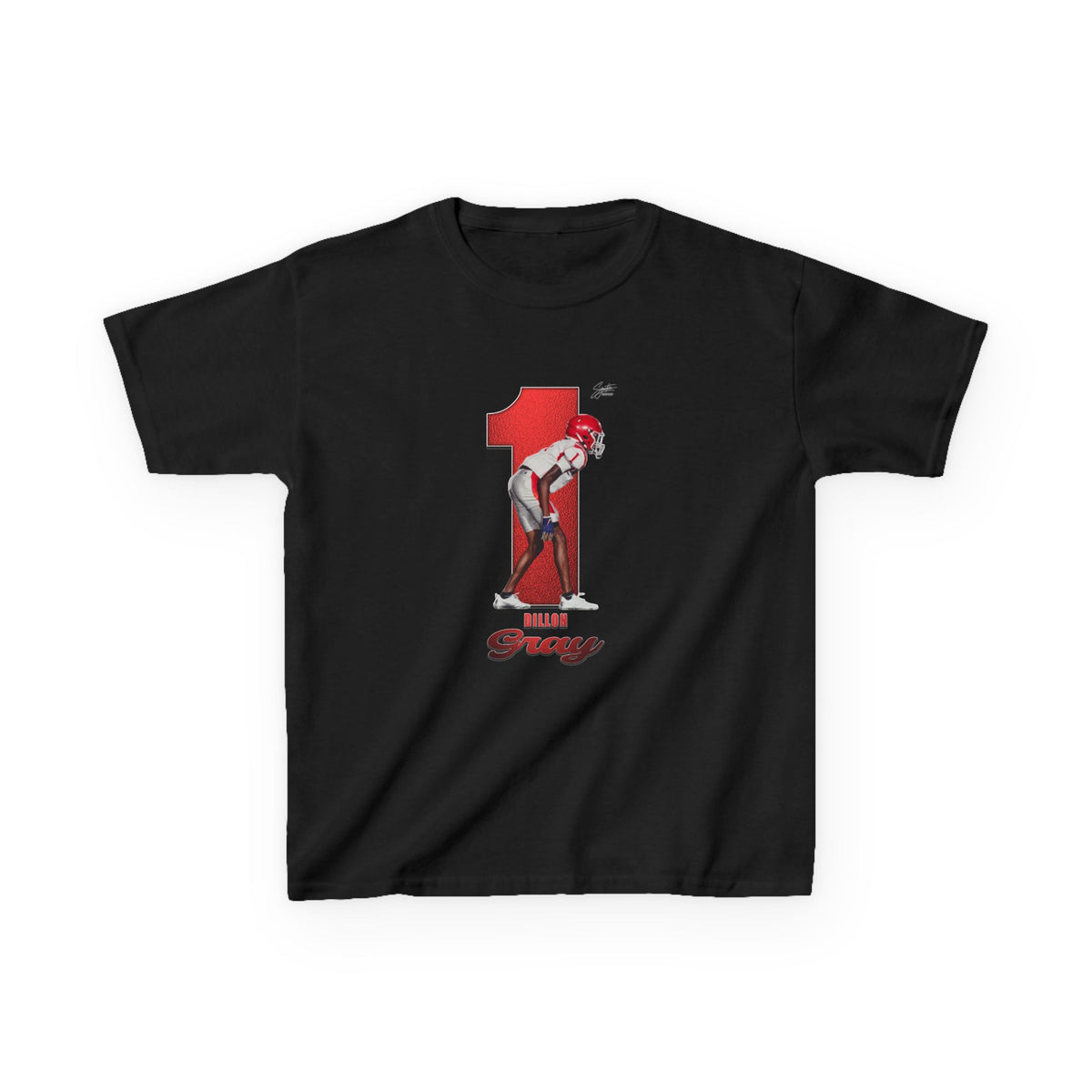 Dillon Gray Youth Heavy Cotton Tee