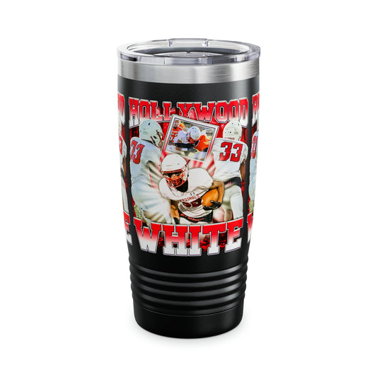 Hollywood White Stainless Steel Tumbler