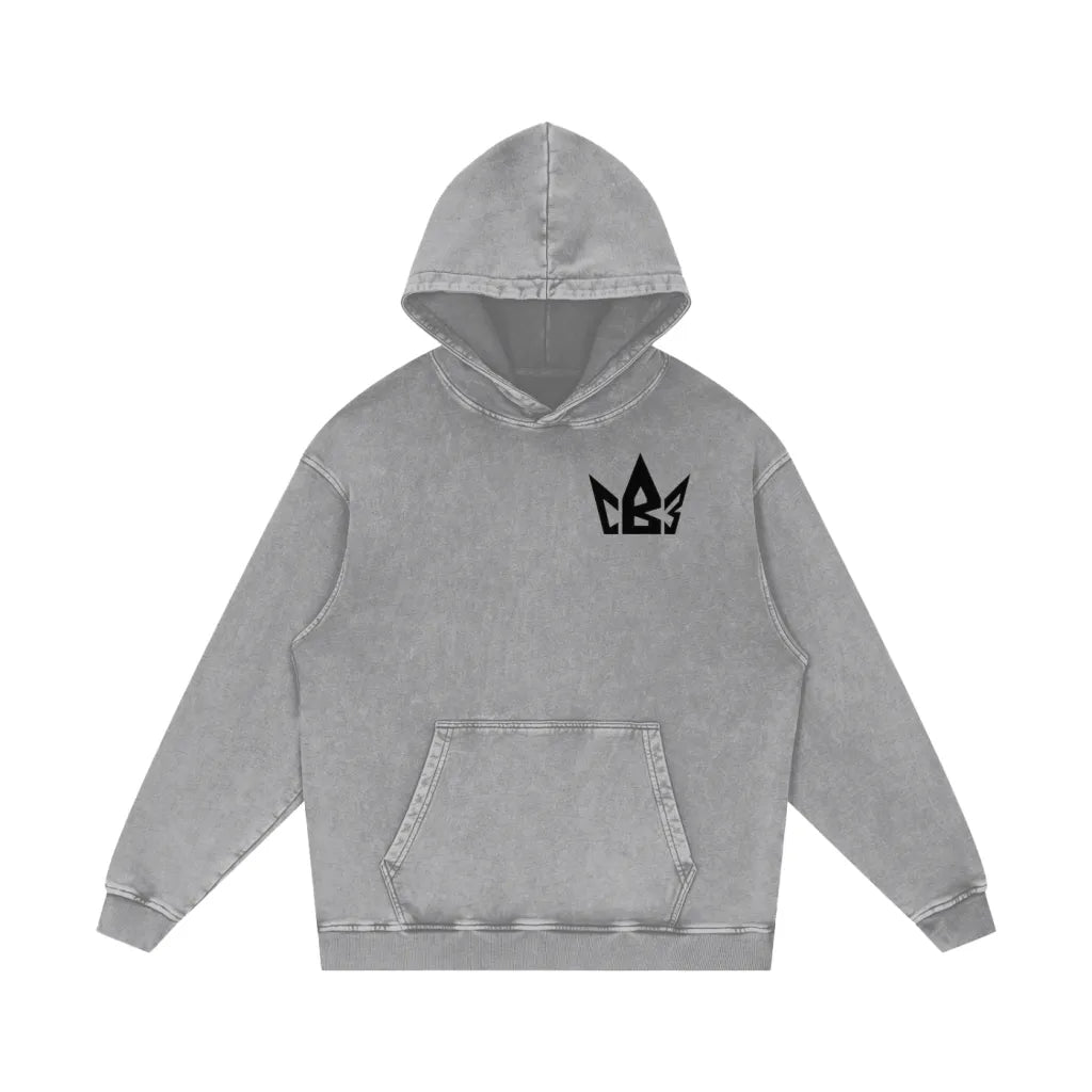 Charles Brooks III Acid Wash Oversized Hoodie