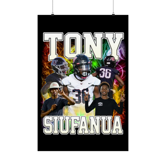 Tony Siufanua Poster