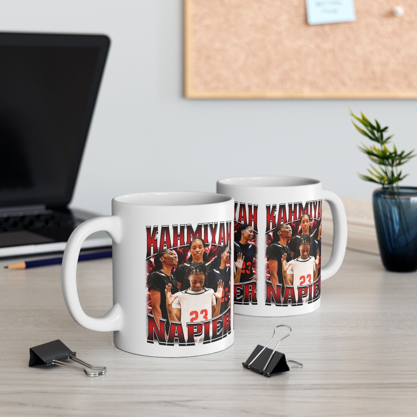 Kahmiyah Napier Ceramic Mug, (11oz, 15oz)