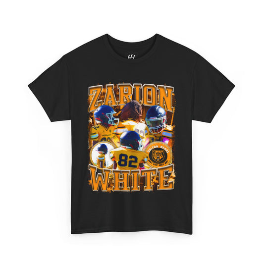 Zarion White Heavy Cotton Tee