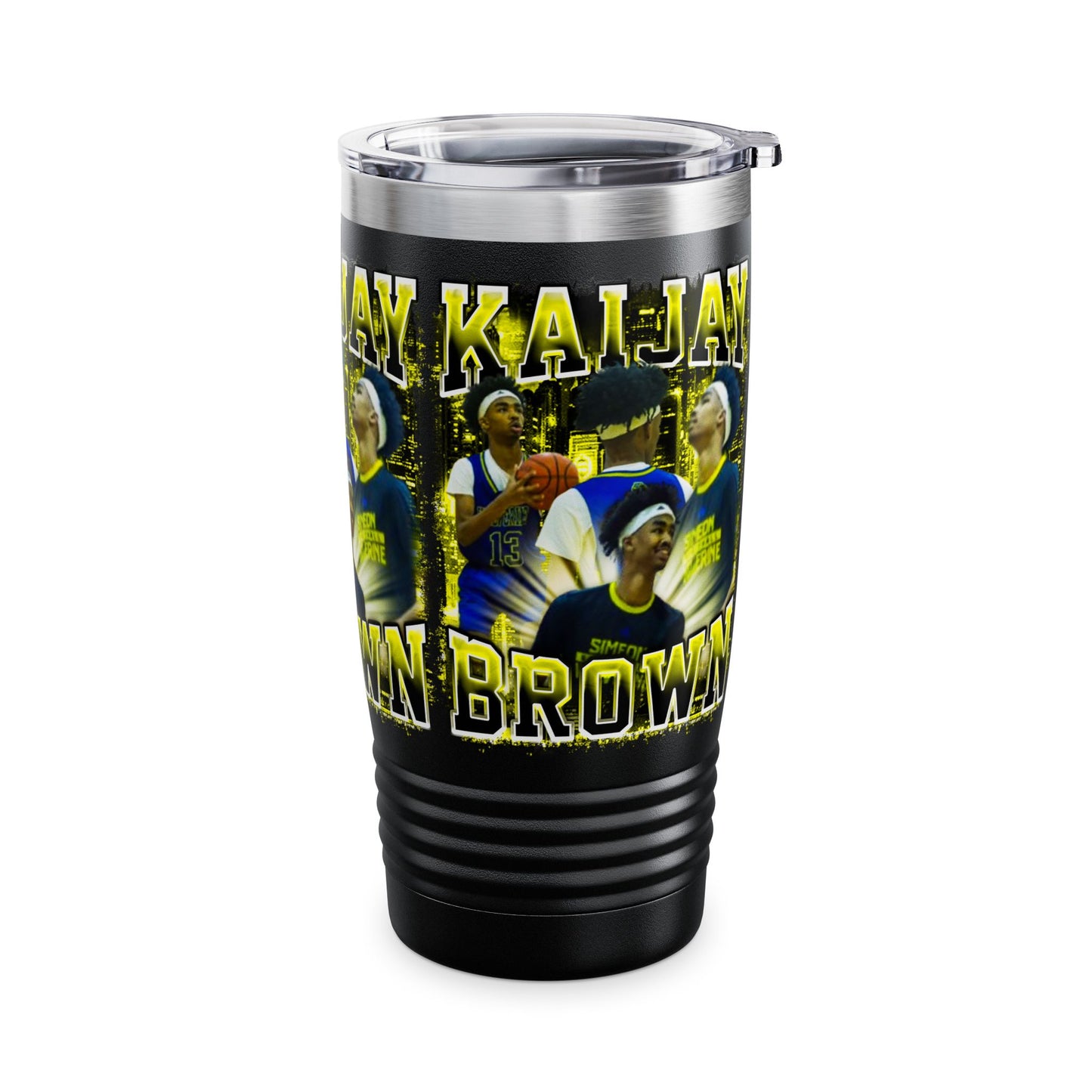 Kaijay Brown Stainless Steel Tumbler