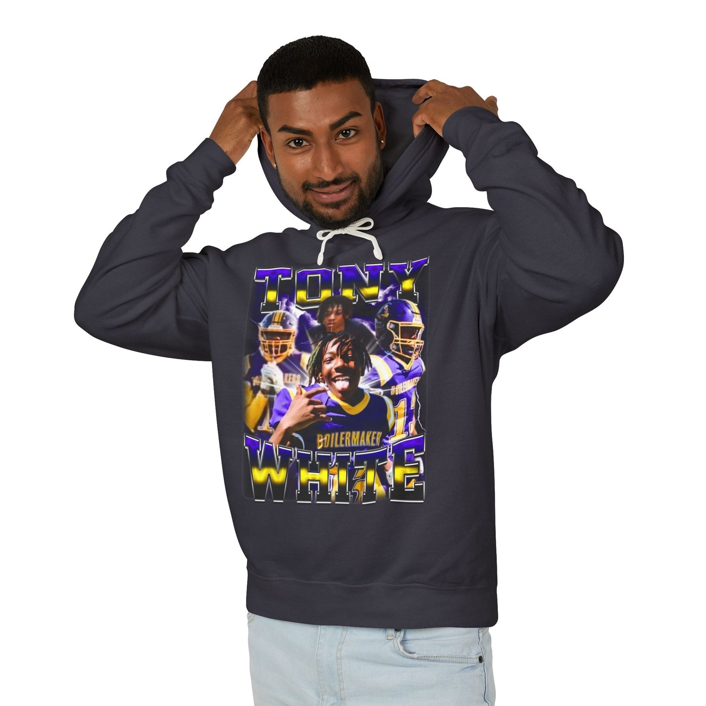 Tony White Hoodie