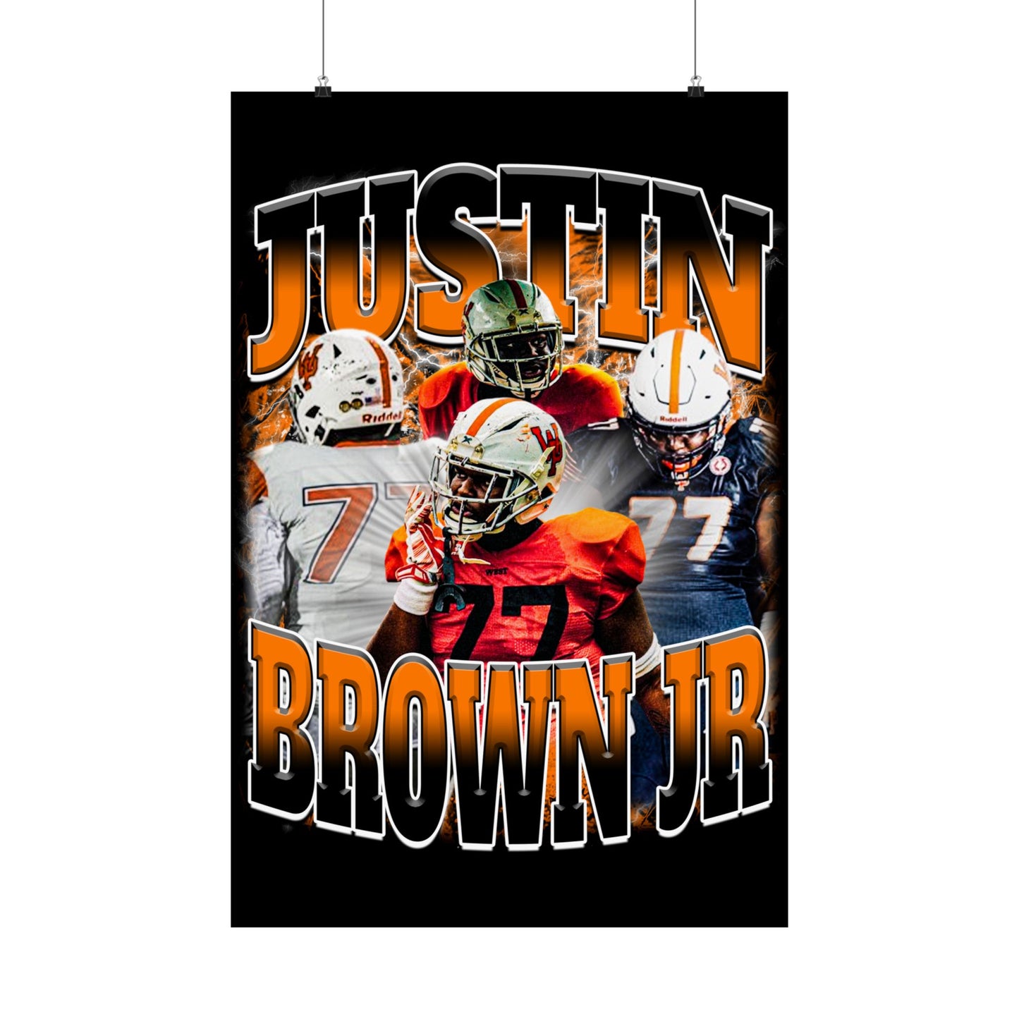 Justin Brown Jr Poster 24" x 36"