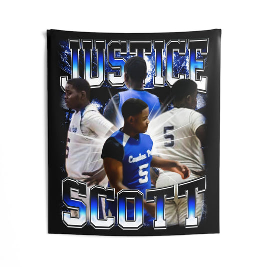 Justice Scott Tapestry 50” x 60”