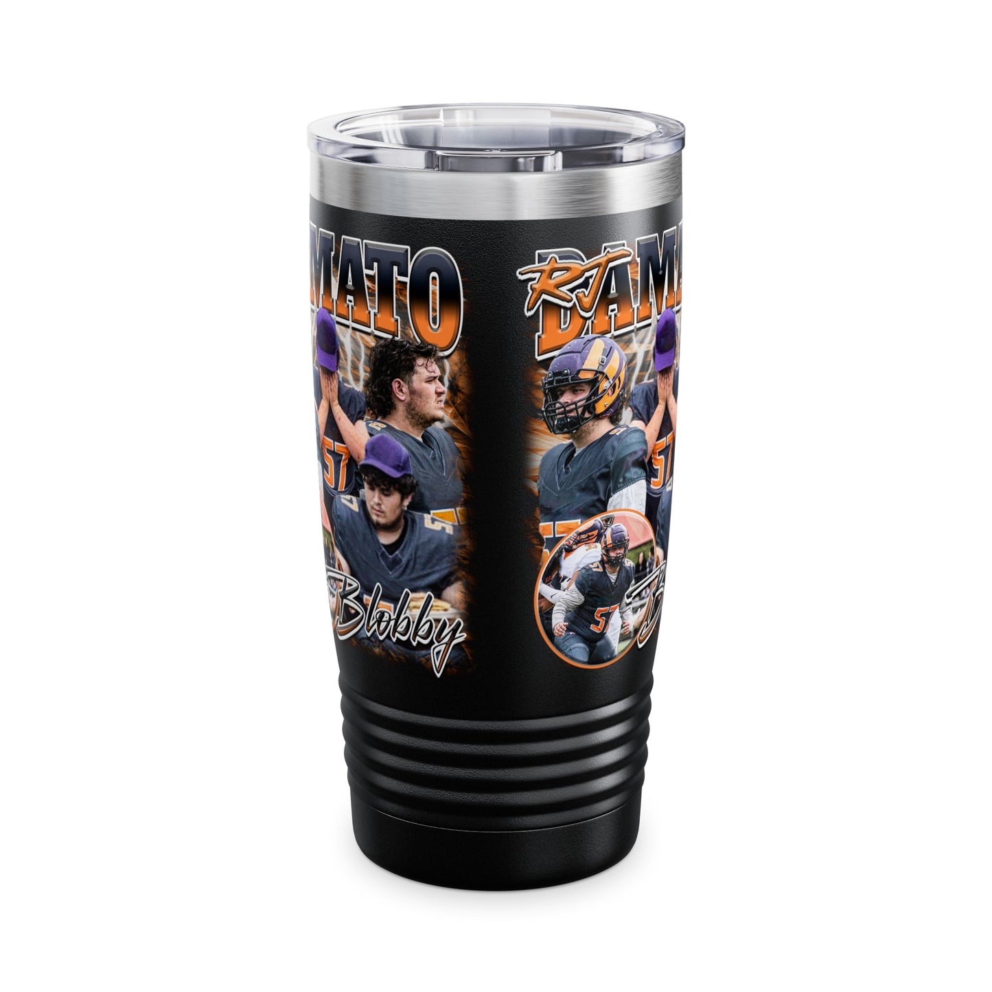 RJ Damato Stainless Steal Tumbler
