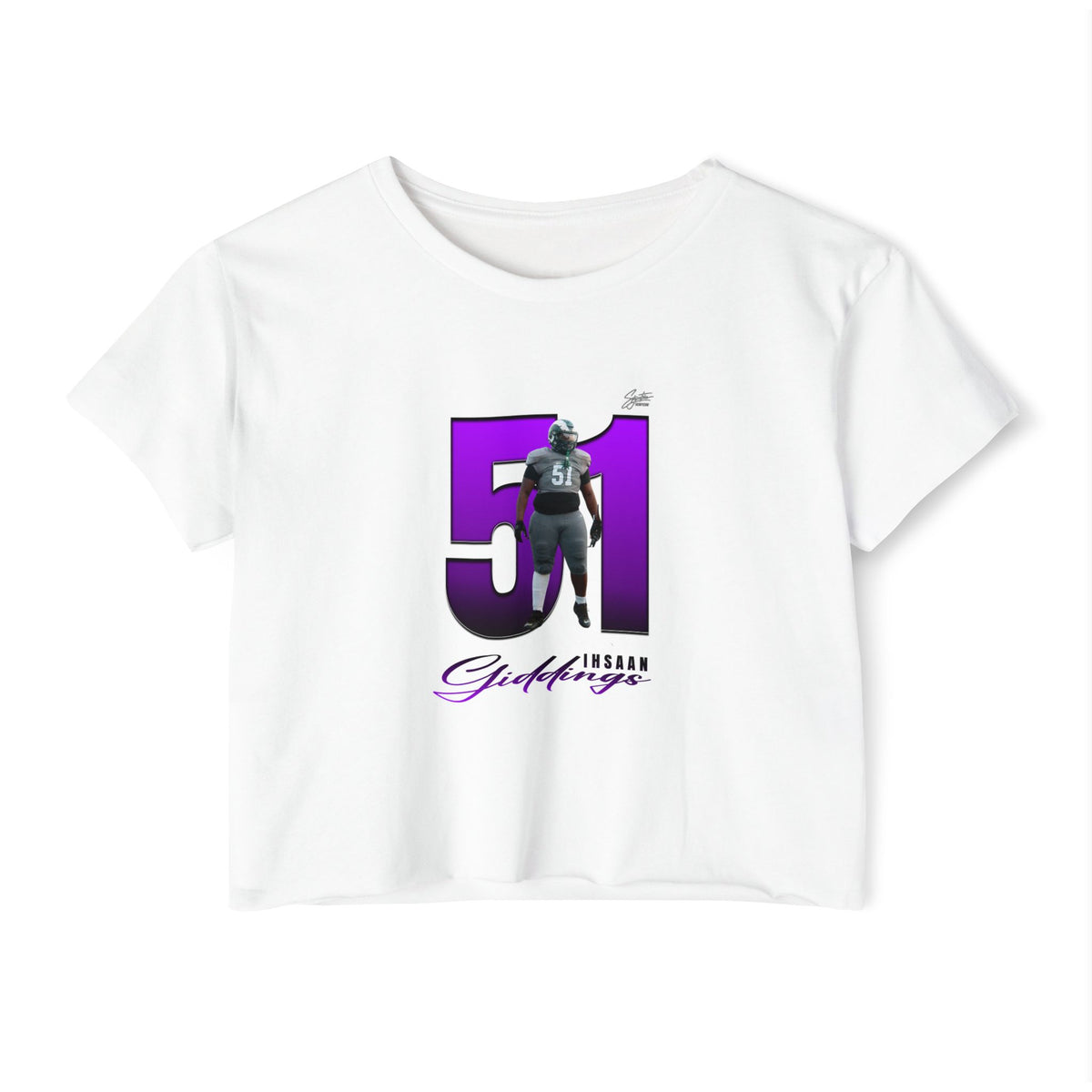 Ihsaan Giddings Crop Top