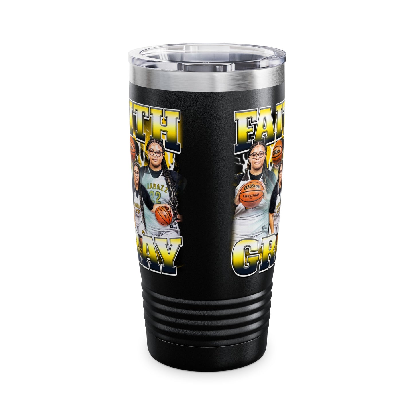 Faith Gray Stainless Steal Tumbler