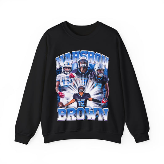 Nahshon Brown Crewneck Sweatshirt