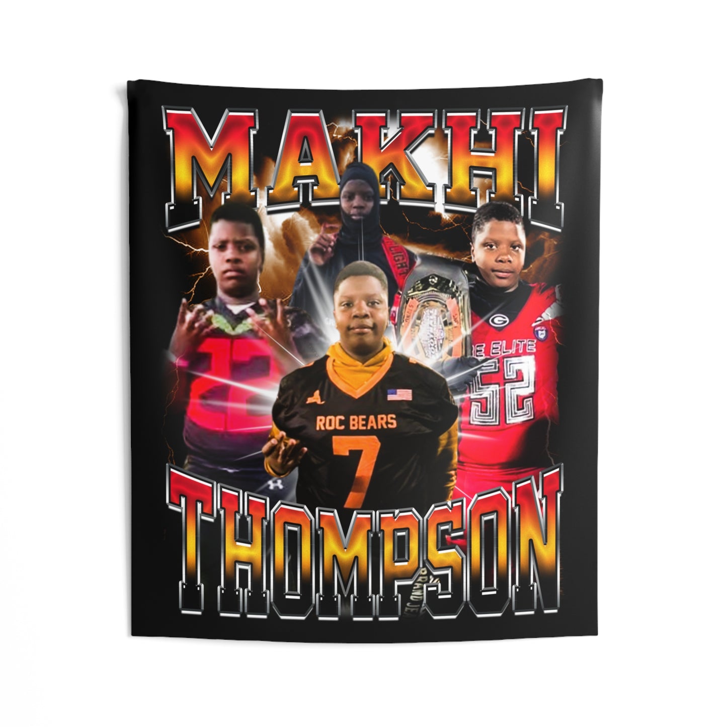 Makhi Thompson Tapestry 50” x 60”