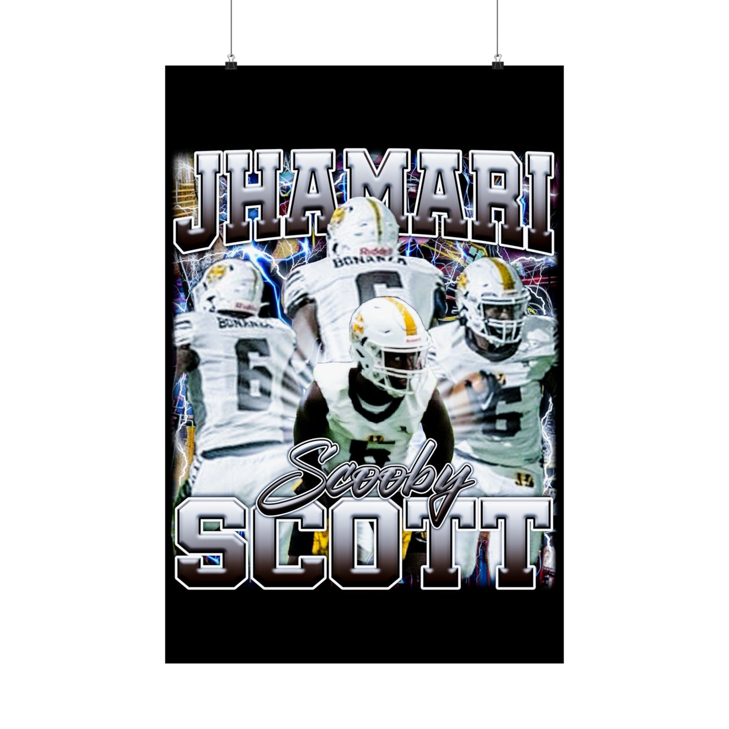 Jhamari Scott Poster 24" x 36"