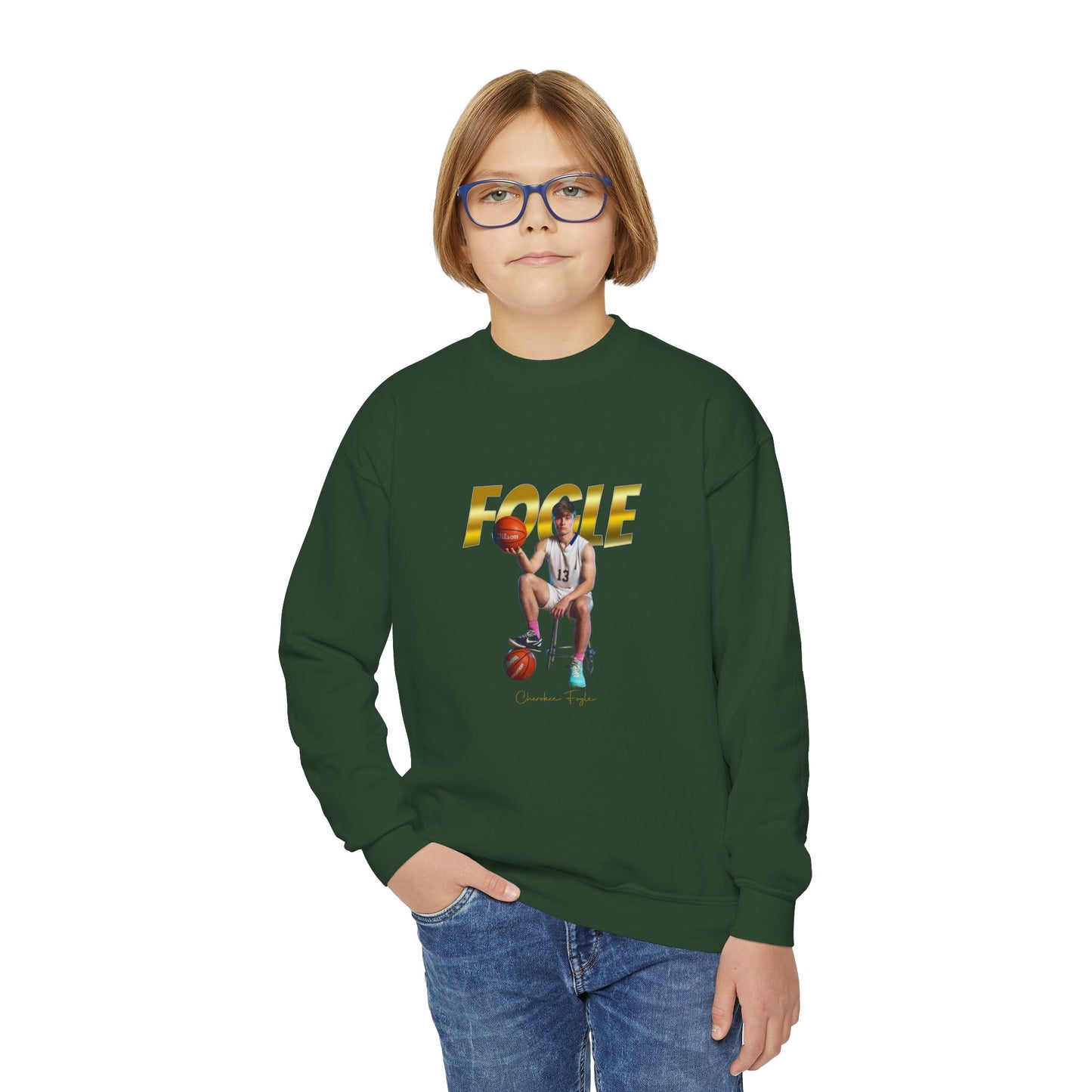Cherokee Fogle Youth Crewneck Sweatshirt