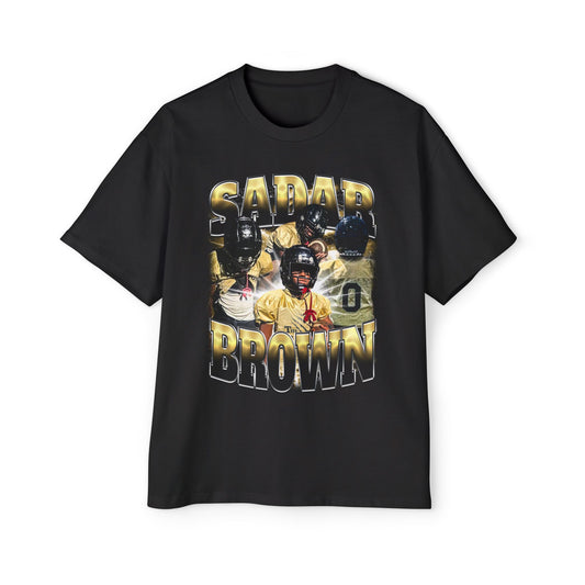 Sadar Brown Oversized Tee
