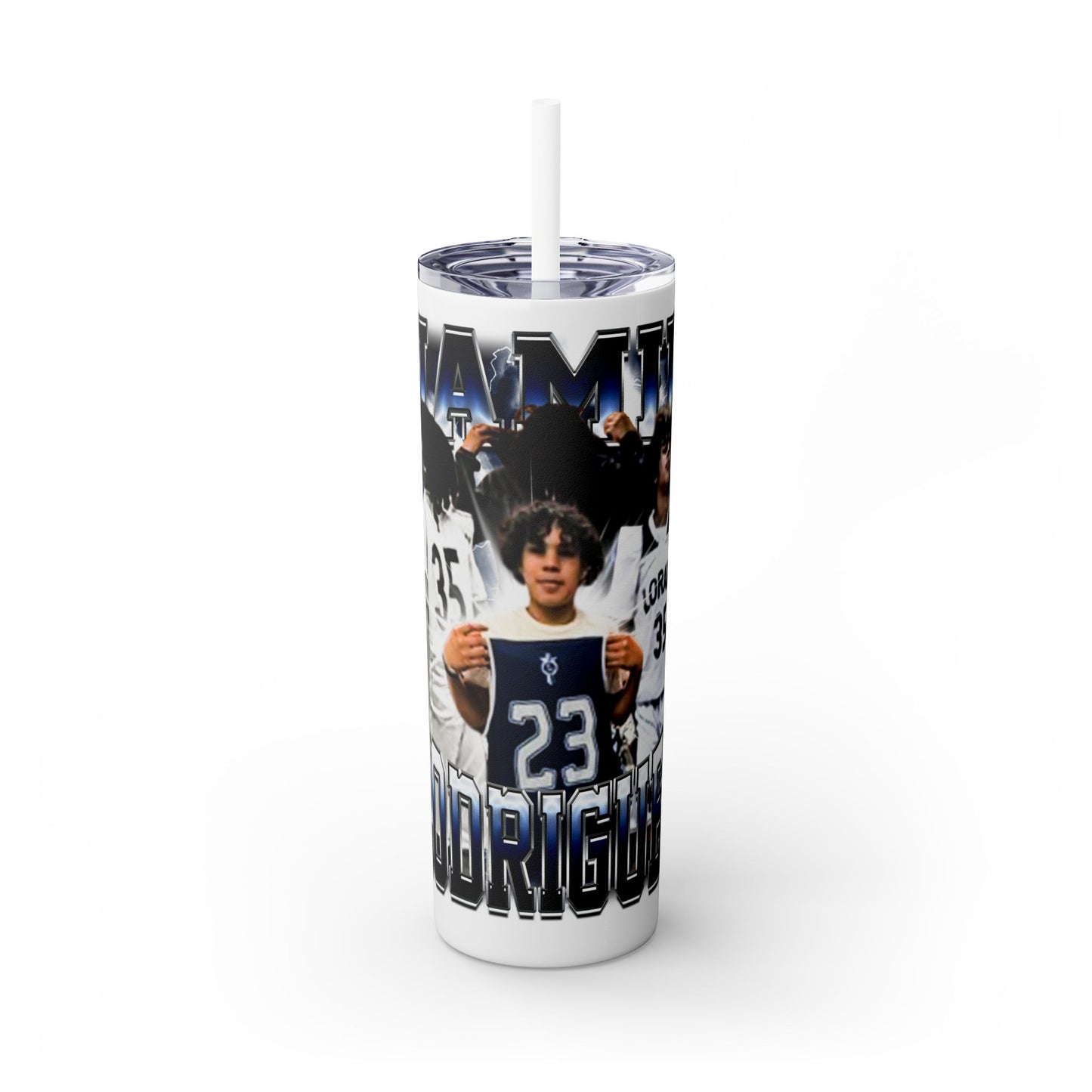 Jamil Rodriguez Stainless Steal Tumbler