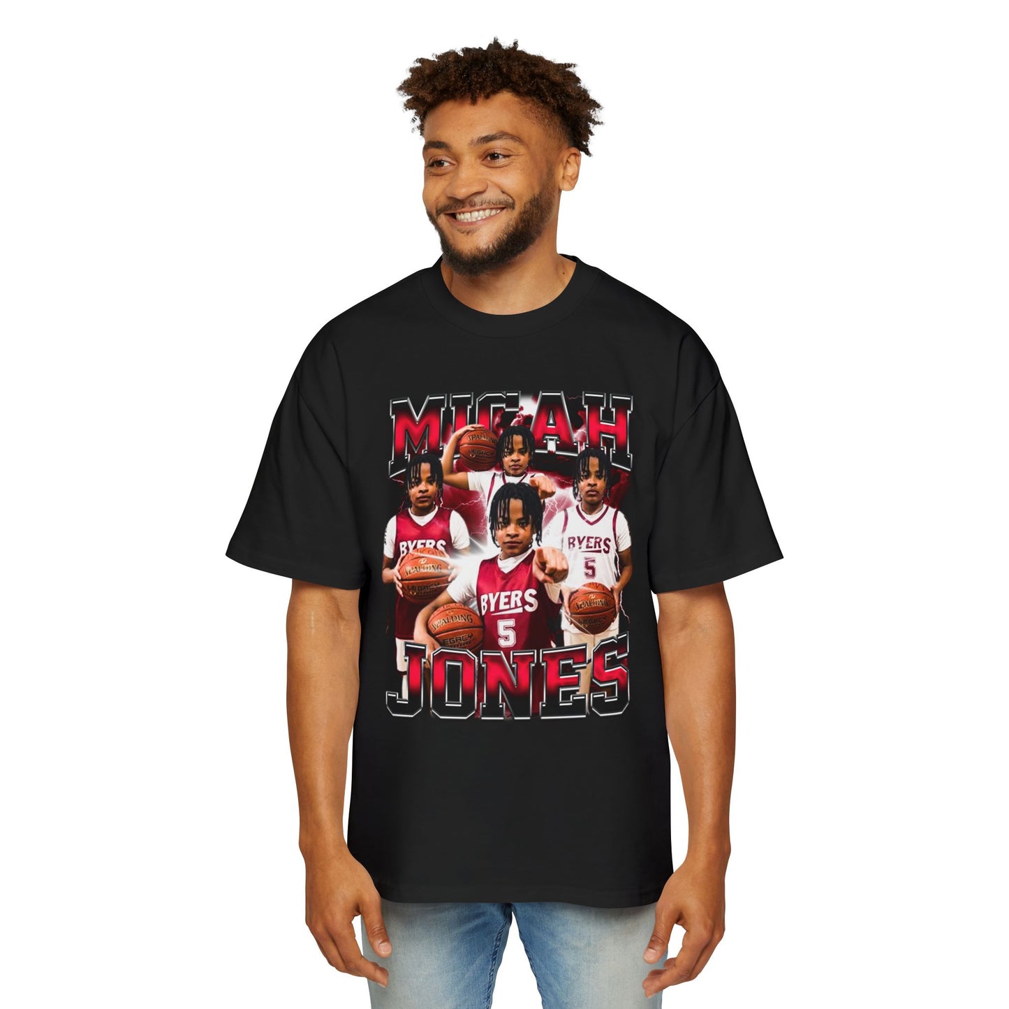 Micah jones Oversized Retro Tee