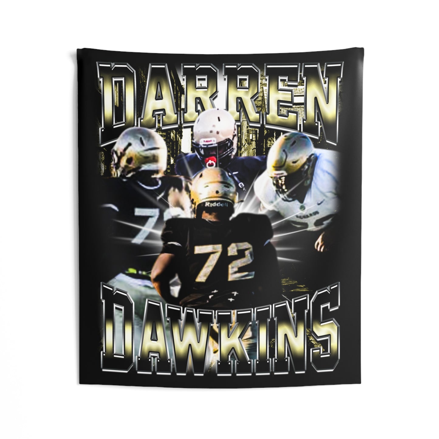 Darren Dawkins Tapestry 50” x 60”