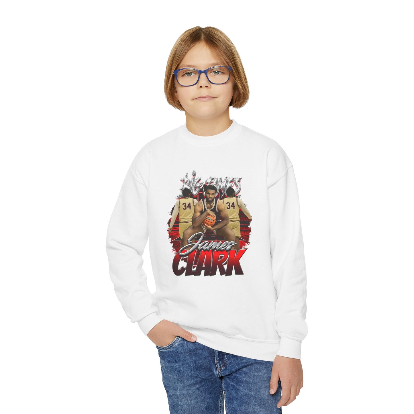 James Clark Youth Crewneck Sweatshirt