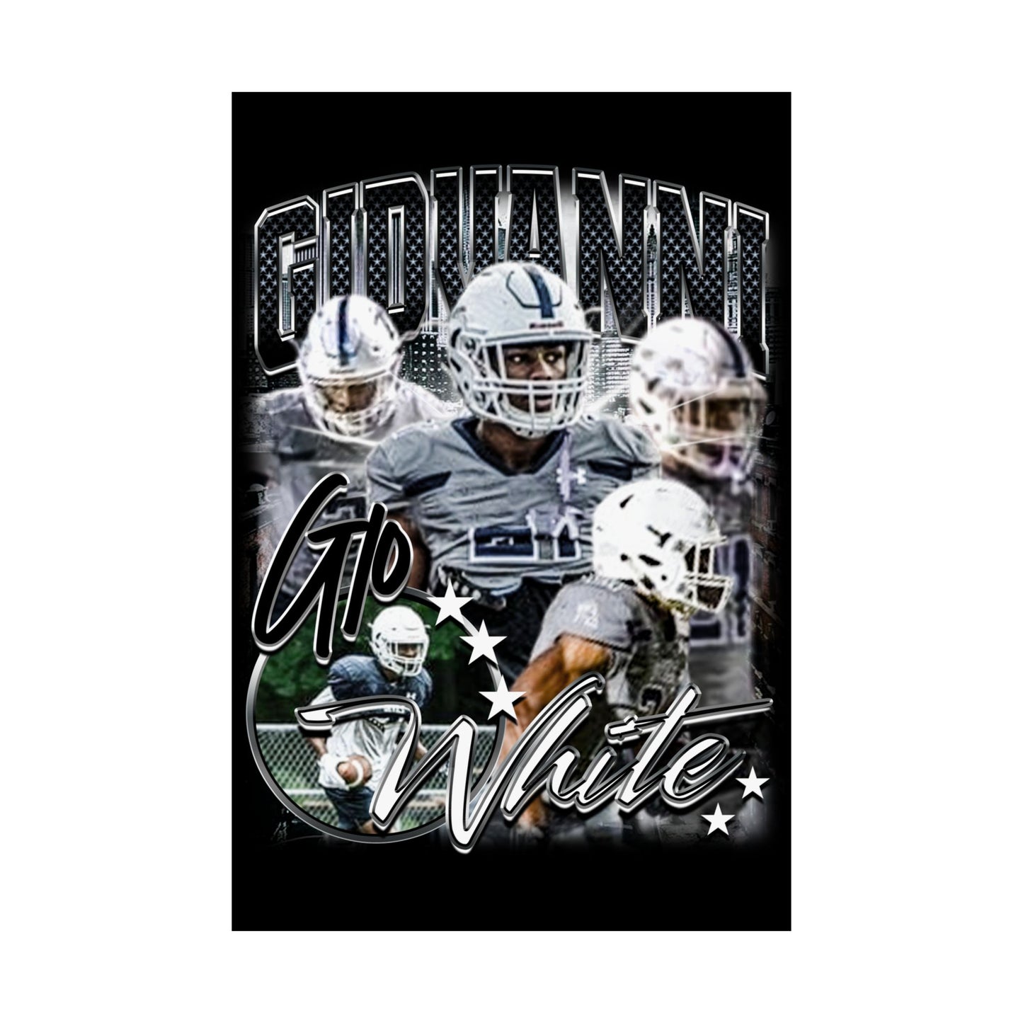 Giovanni White Poster 24" x 36"