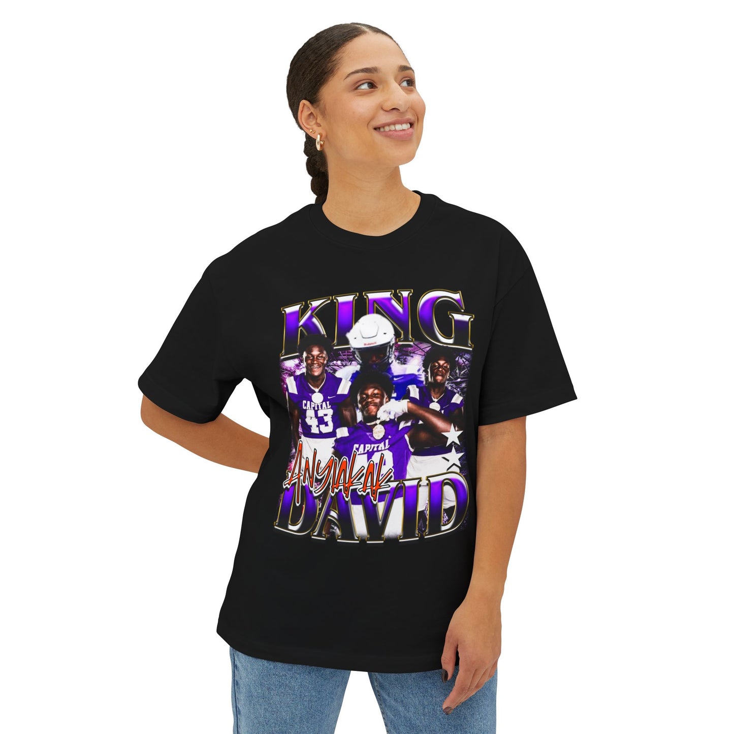 King David Anyiakak Oversized Tee