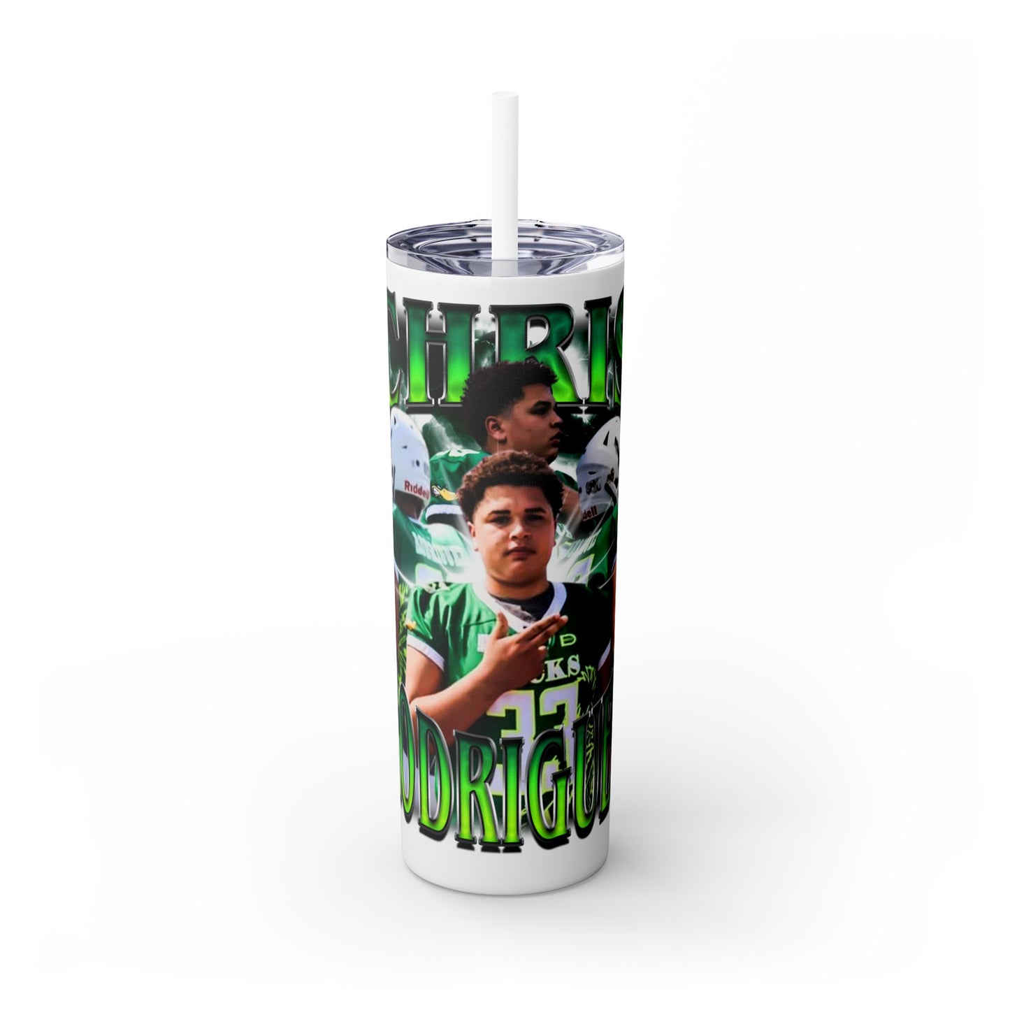 Chris Rodriguez Stainless Steal Tumbler