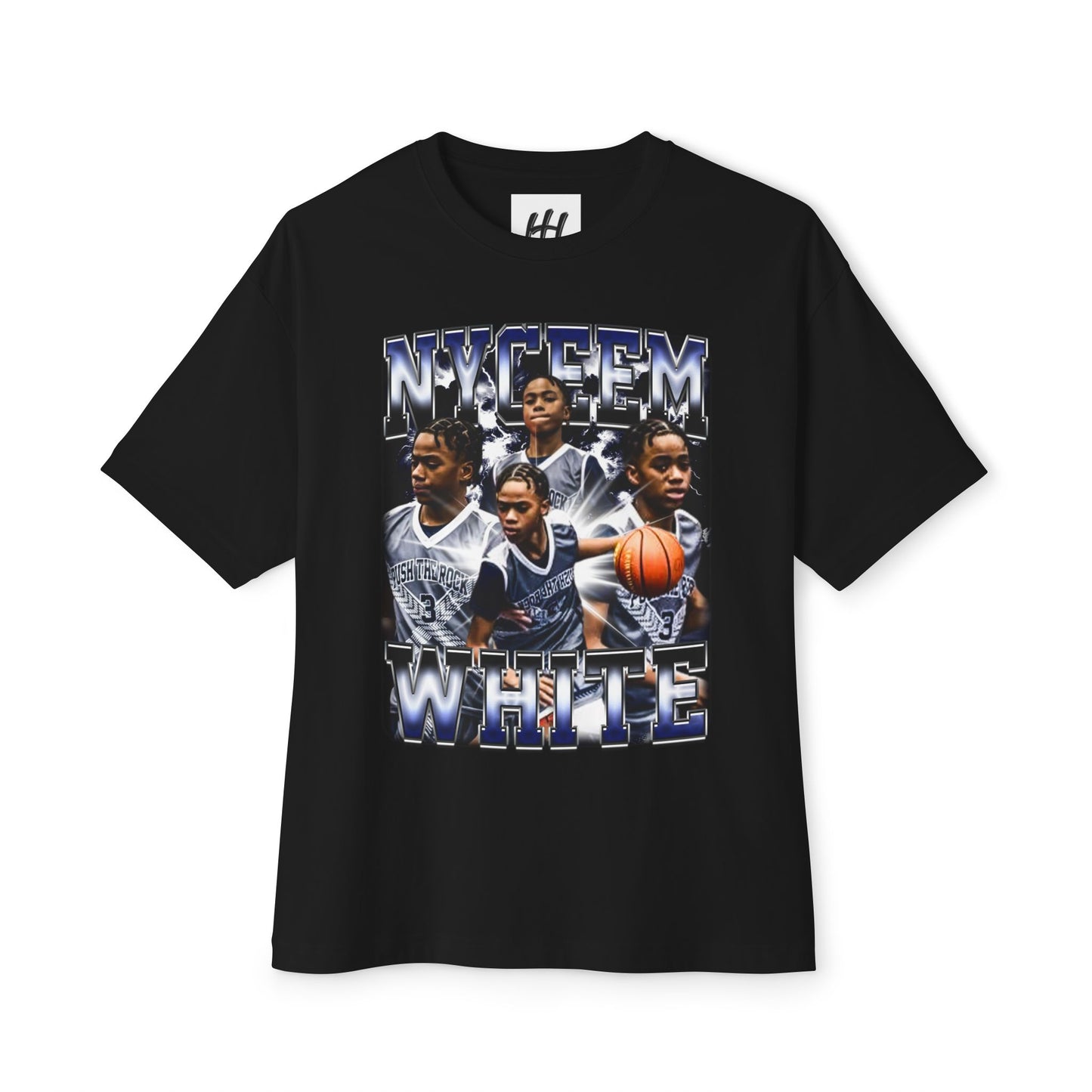 Nyceem White Oversized Tee