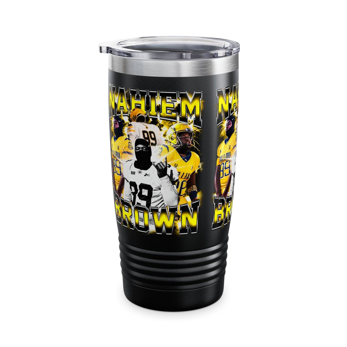 Nahiem Brown Stainless Steel Tumbler