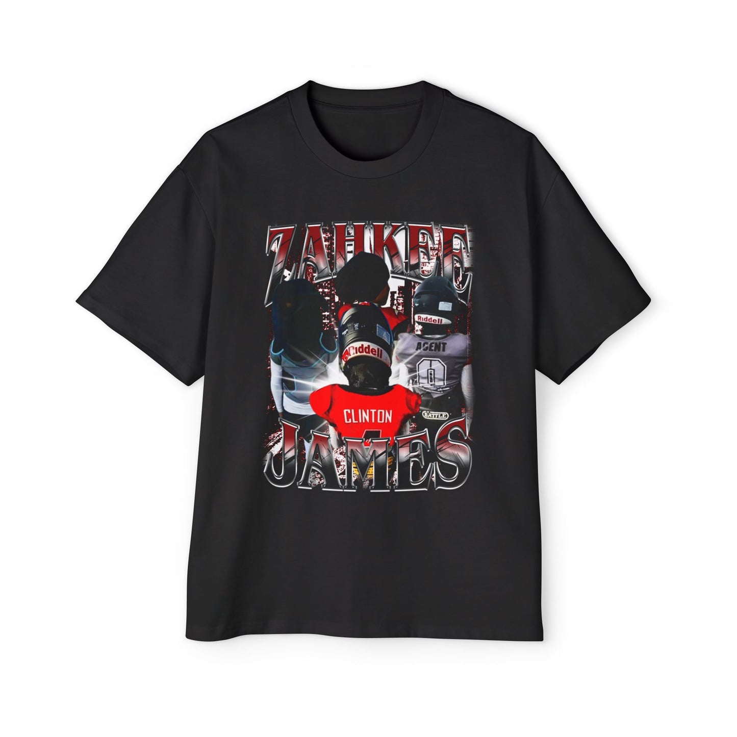 Zahkee James Oversized Retro Tee