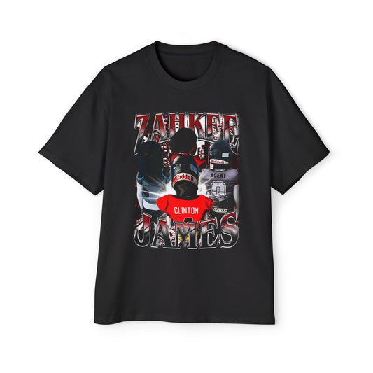 Zahkee James Oversized Retro Tee