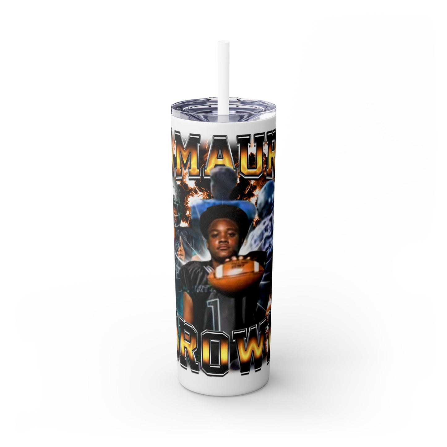 Amauri Brown Stainless Steal Tumbler