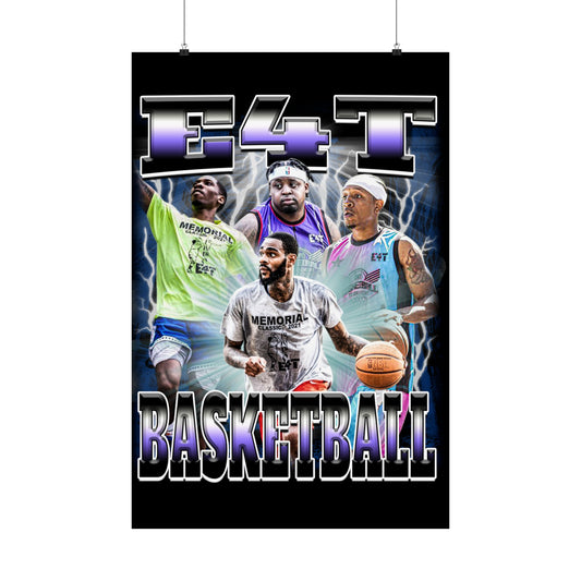 E4T Basketball Poster 24" x 36"
