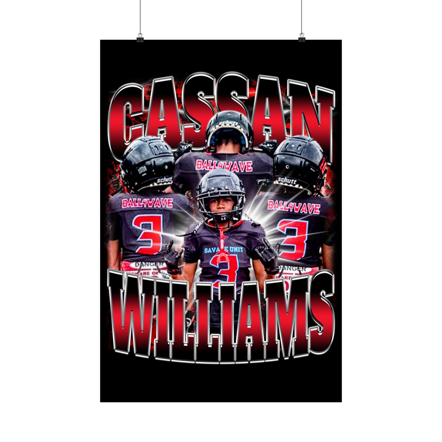 Cassan Williams Poster 24" x 36"