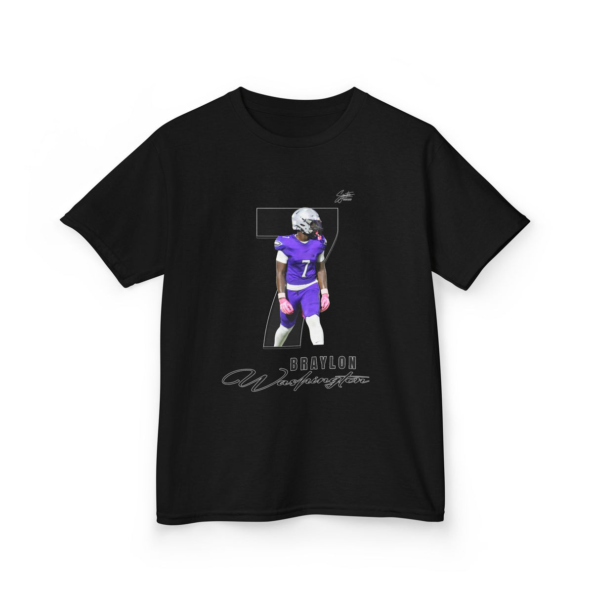 Braylon Washington Youth Heavy Cotton Tee