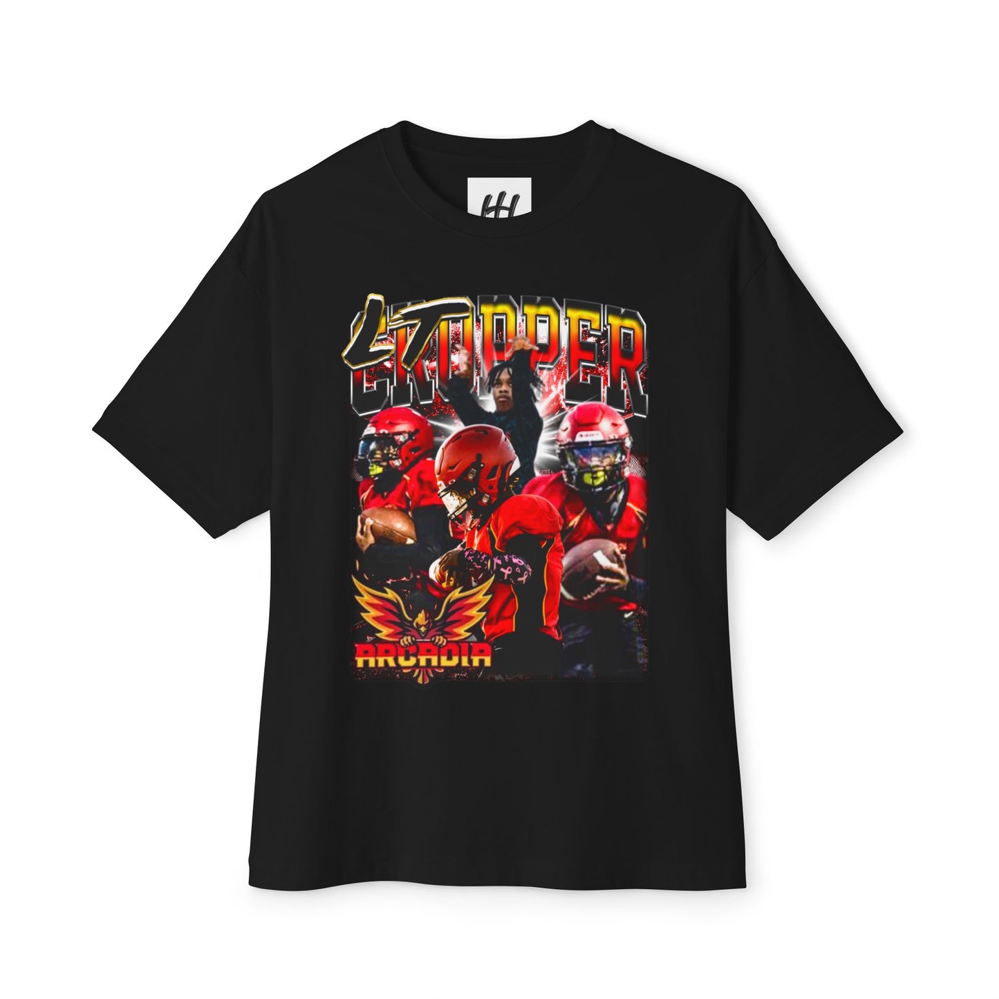 Lt Cropper Oversized Tee