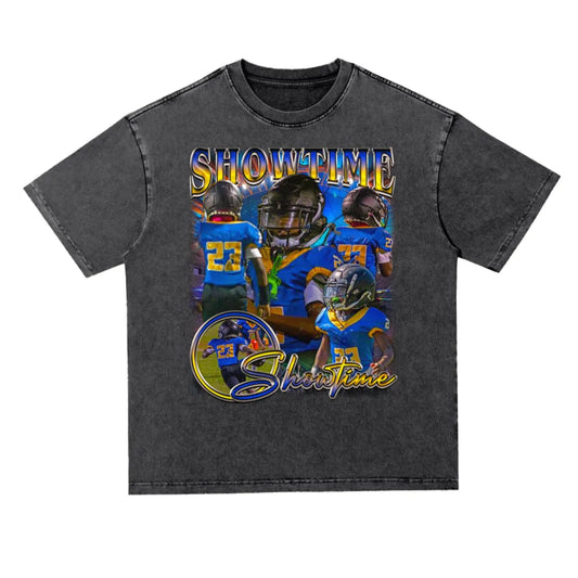 Showtime Oversized Acid wash T-shirt