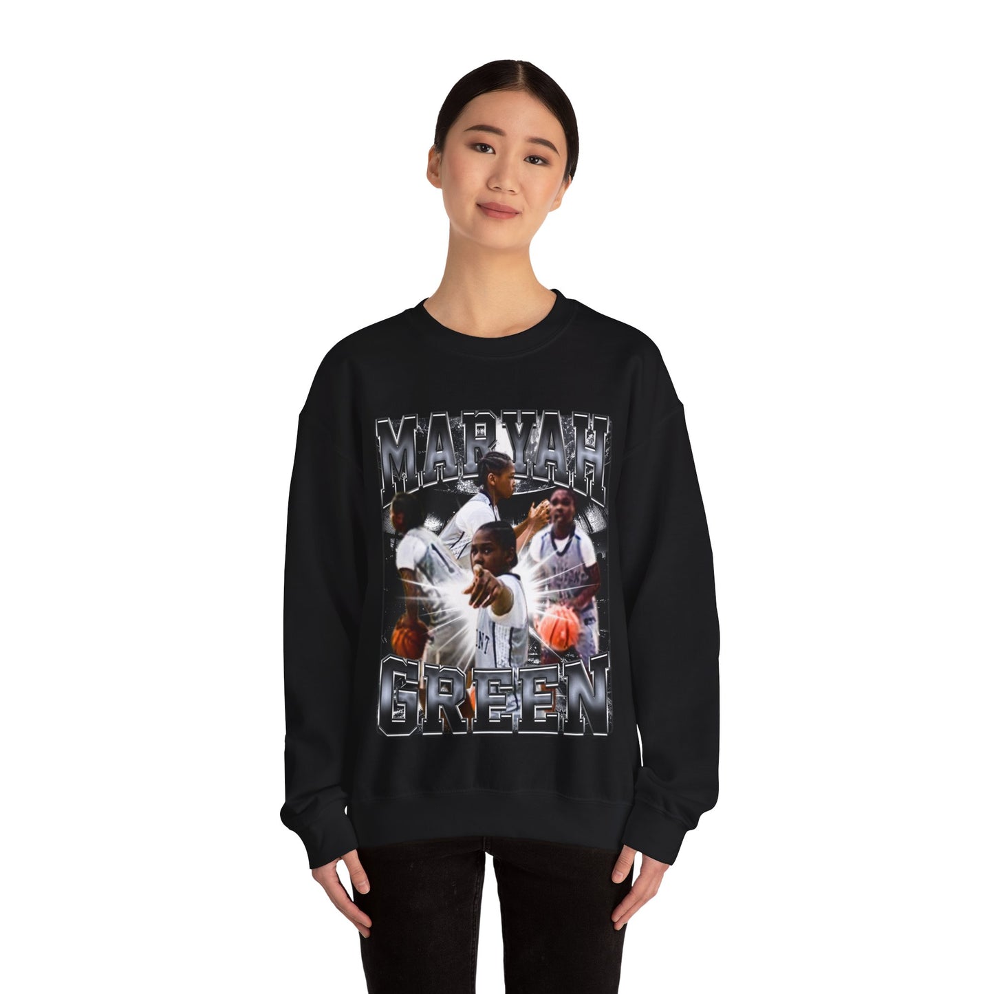 Maryah Green Crewneck Sweatshirt