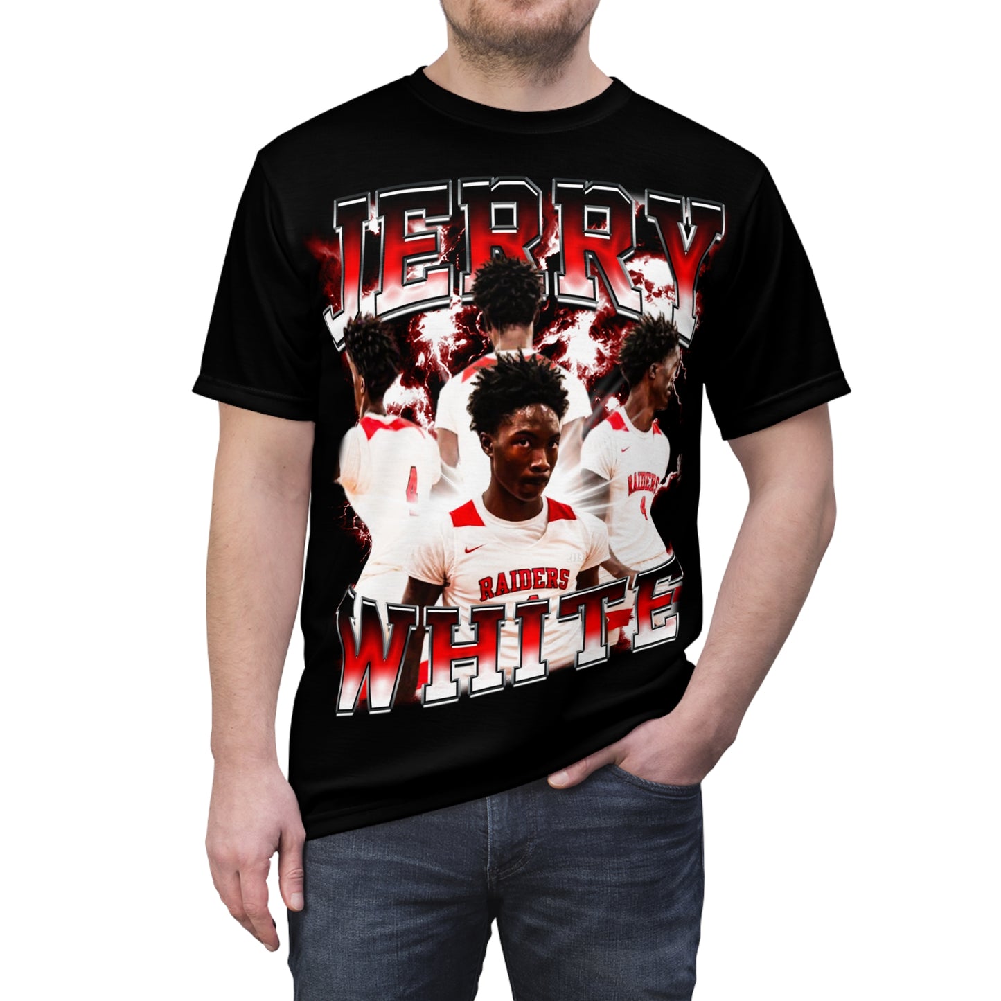 Jerry White Vintage Full Print Tee