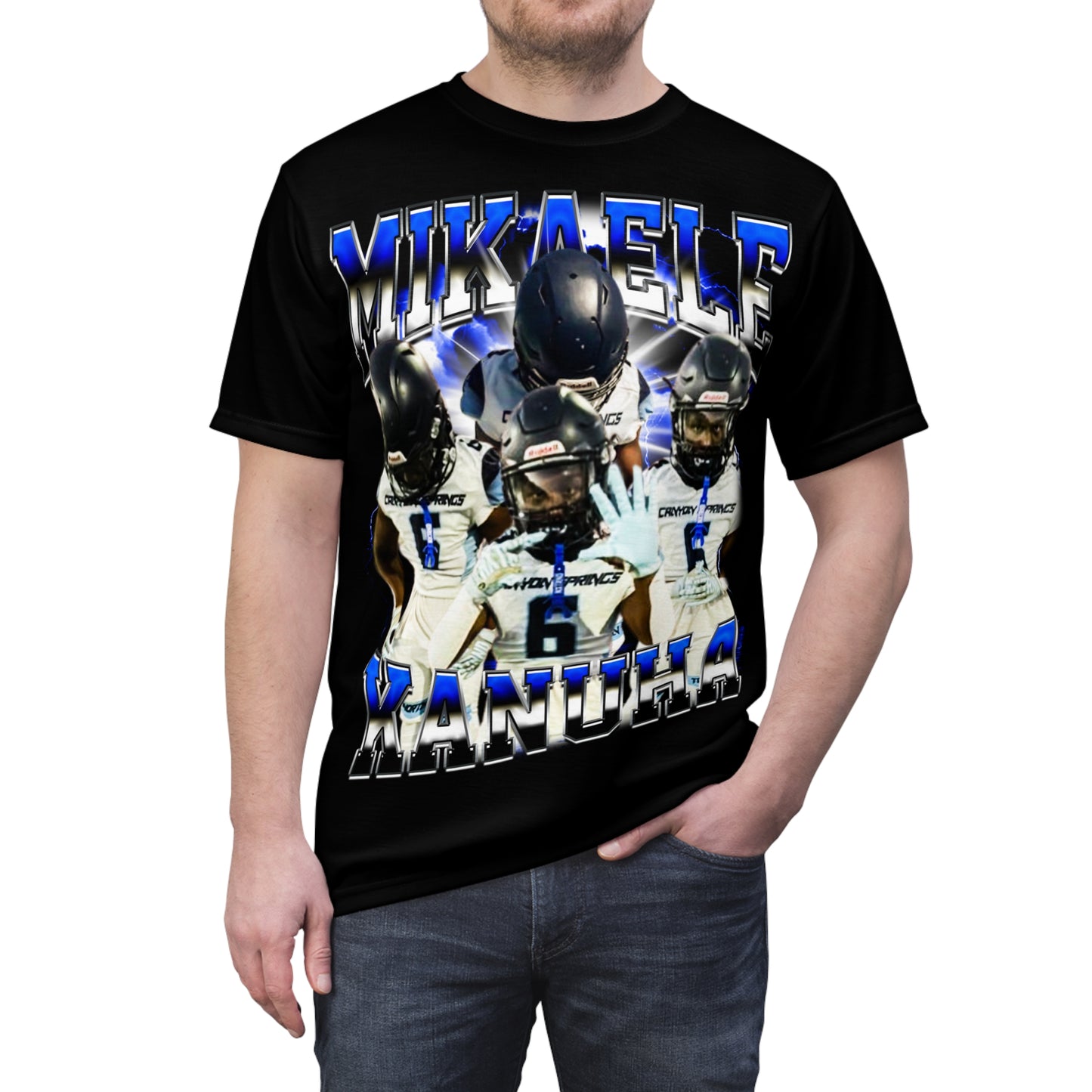 Mikaele Kanuha Vintage Full Print Tee