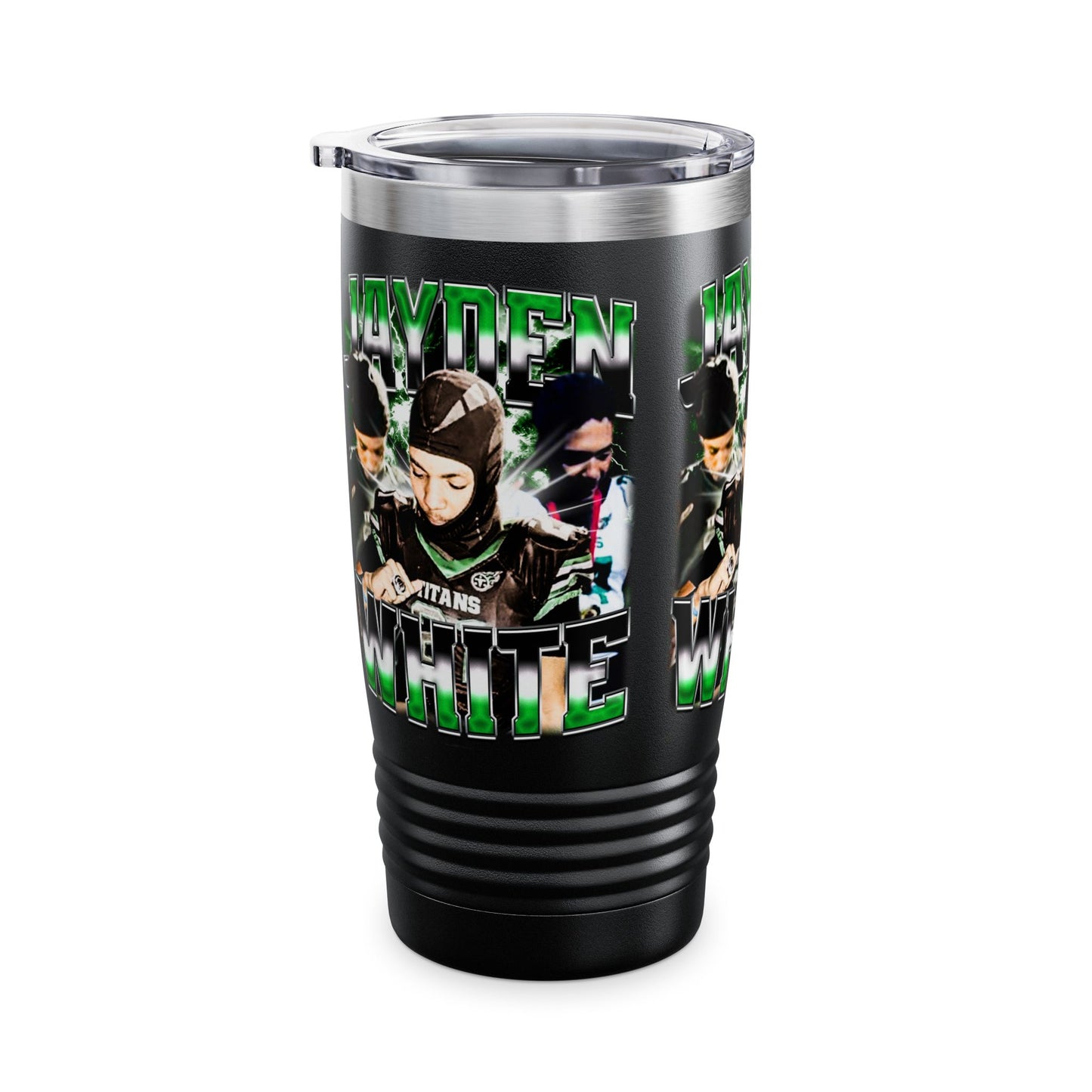 Jayden White Stainless Steel Tumbler