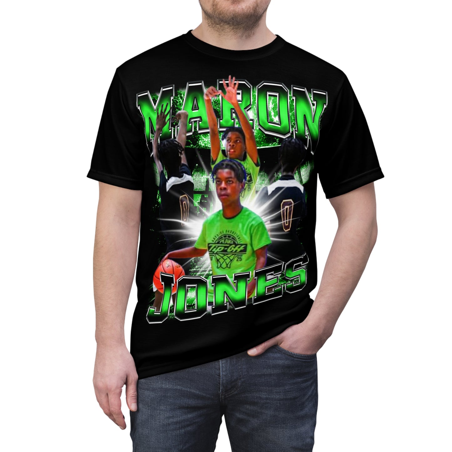 Maron Jones Vintage Full Print Tee