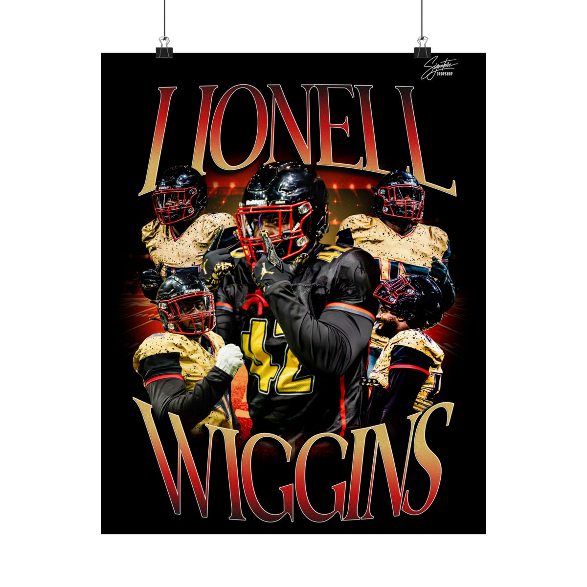 Lionell Wiggins Poster
