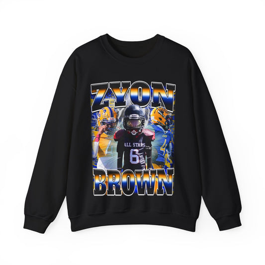 Zyon Brown Crewneck Sweatshirt