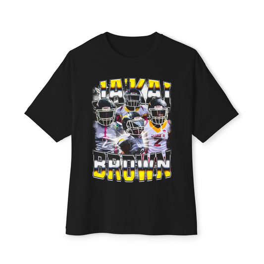 Ja'kai Brown Oversized Vintage Tee