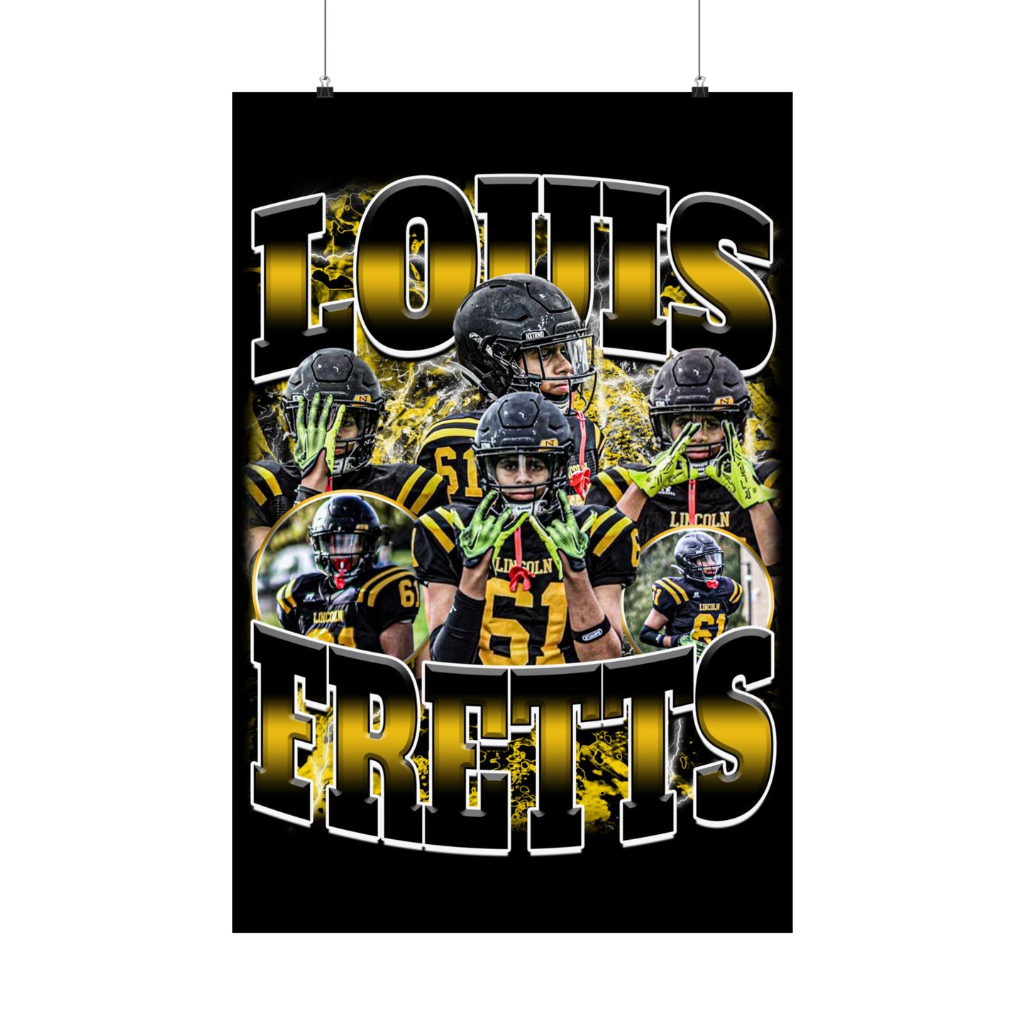 Louis Fretts Poster 24" x 36"