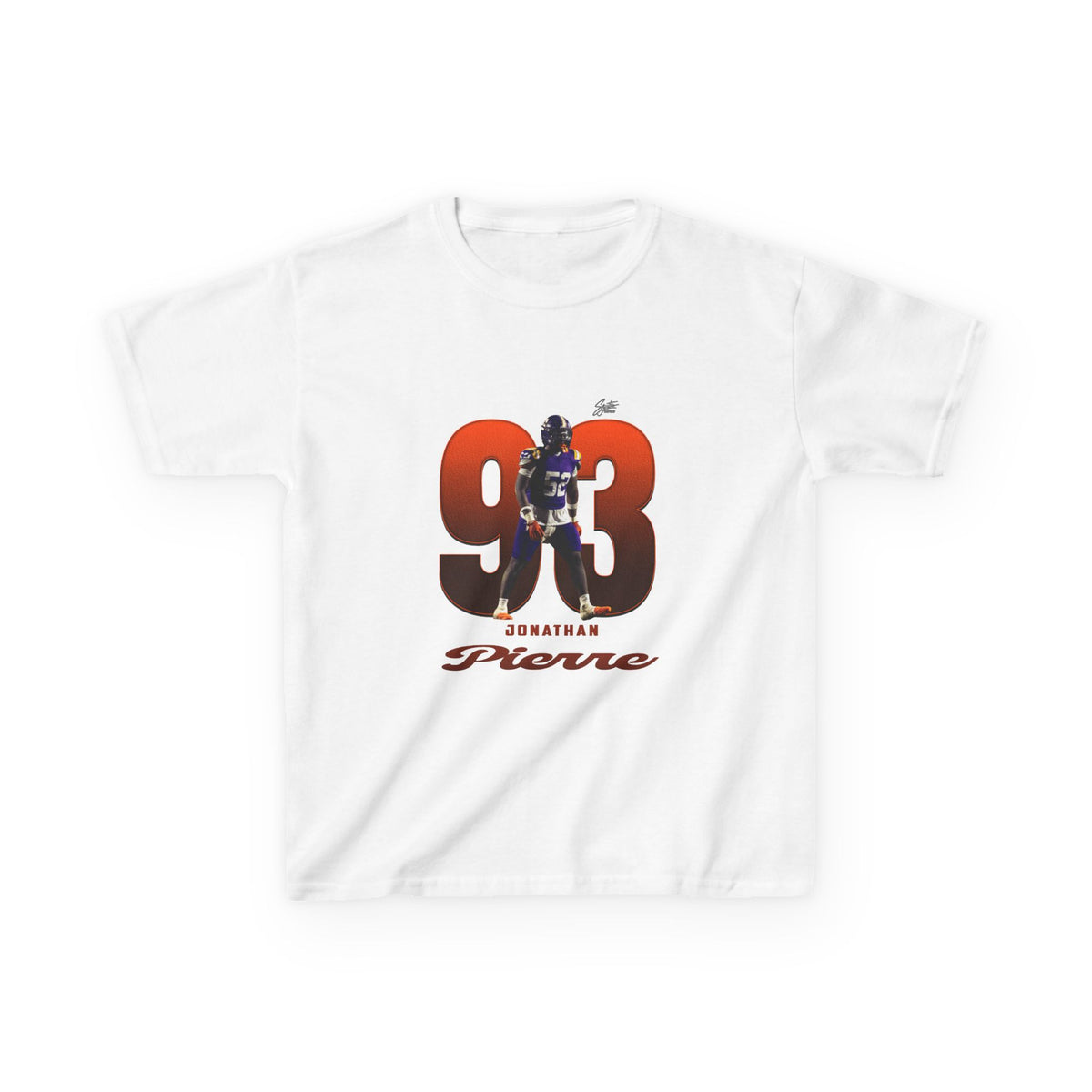 Jonathan Pierre Youth Heavy Cotton Tee