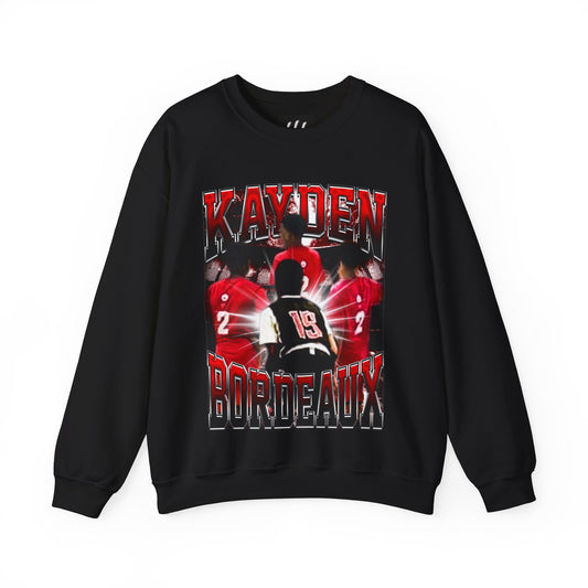 Kayden Bordeaux Crewneck Sweatshirt