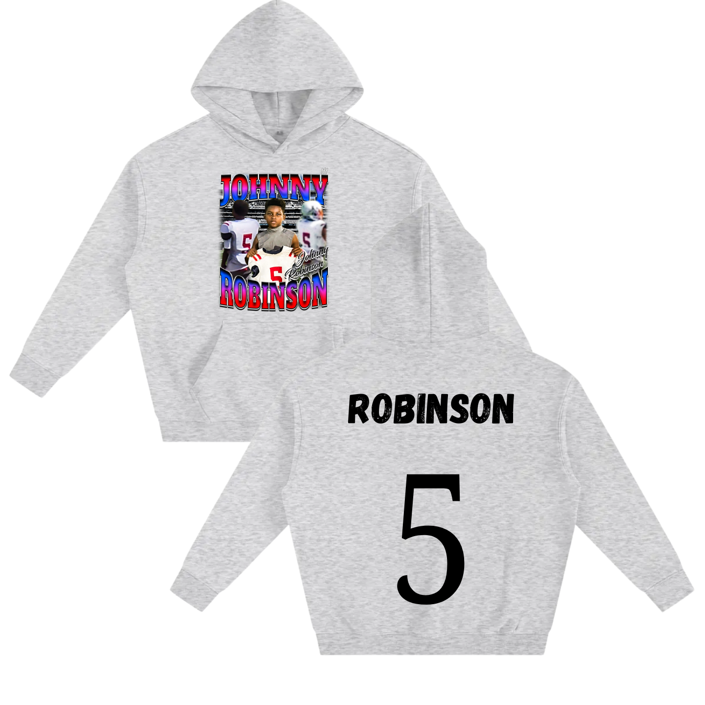 Johnnyy Robinson Oversize Fleeced Hoodie