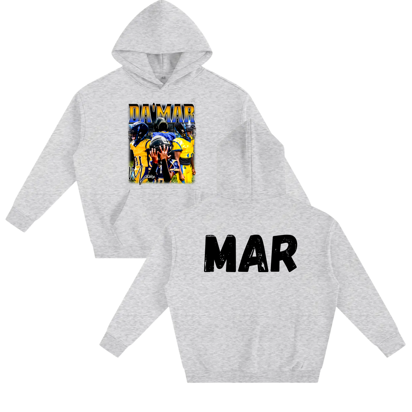 Da'Mar Oversize Fleeced Hoodie