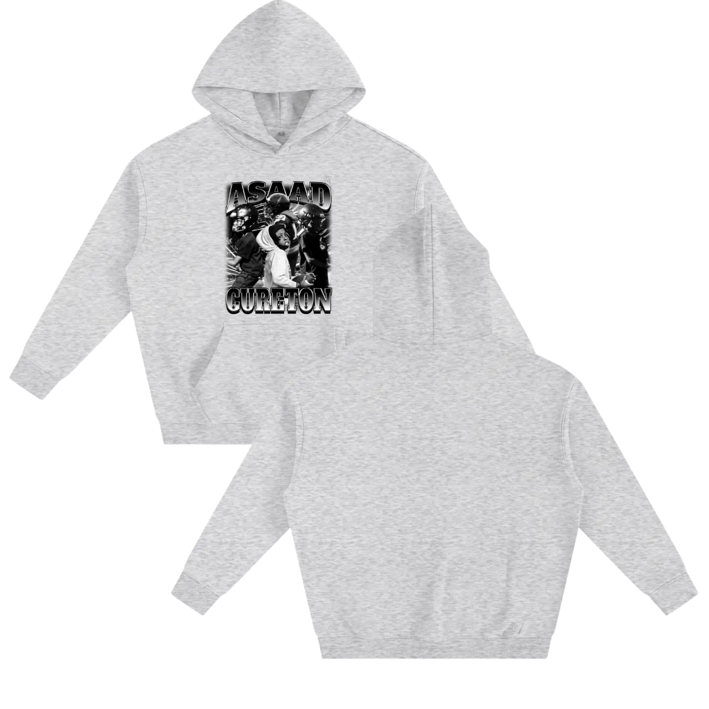 Asaad Cureton Oversize Fleeced Hoodie